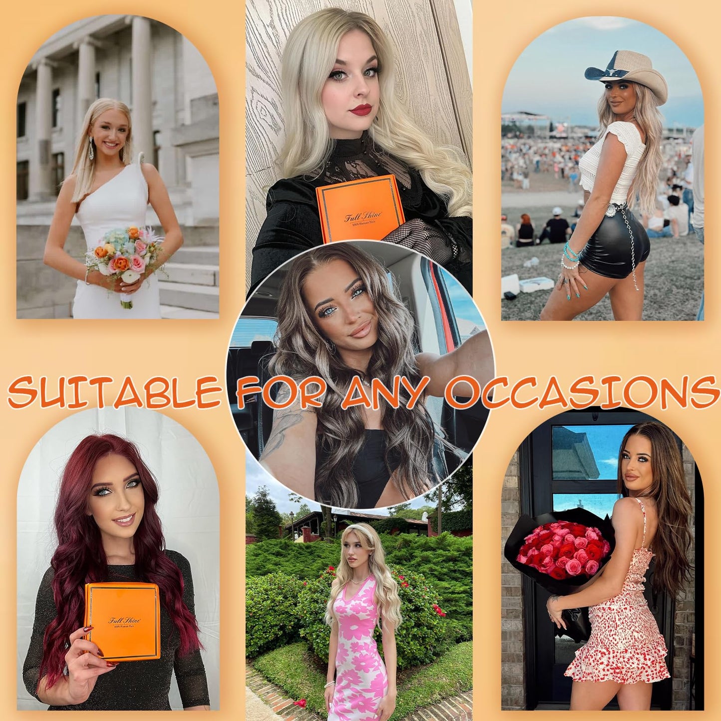 Full Shine Tape In Hair Extensions Real Human Hair Balayage Color 4/27/60/8 Ombre Brown And Blonde Seamless Skin Weft Tape In Extensions 12 Inch Silky Soft Hair Extensions 20 Pcs 30 Gram For Women