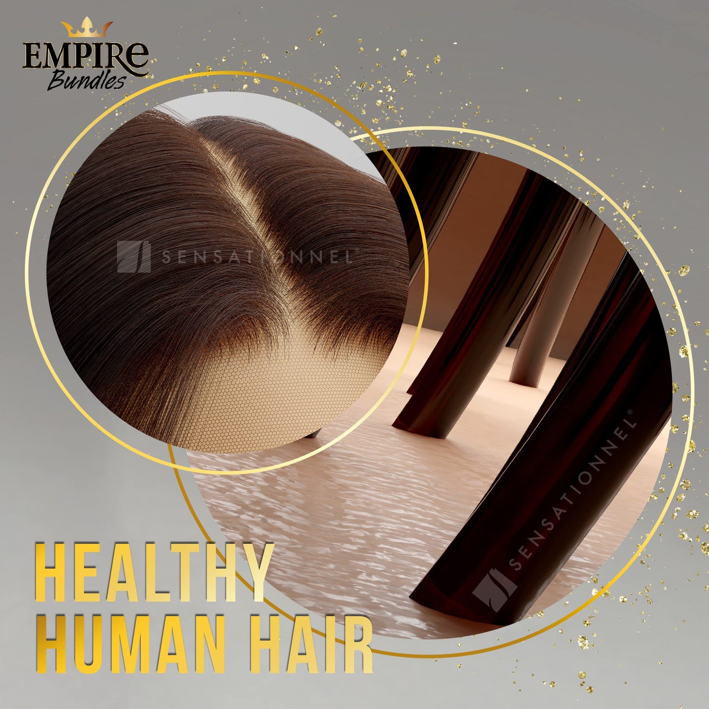 Sensationnel Empire Bundle weave hair - human hair extensions unprocessed bundle hair - Empire Bundles Body Wave 2 pack (16 inch, 613 BLONDE)