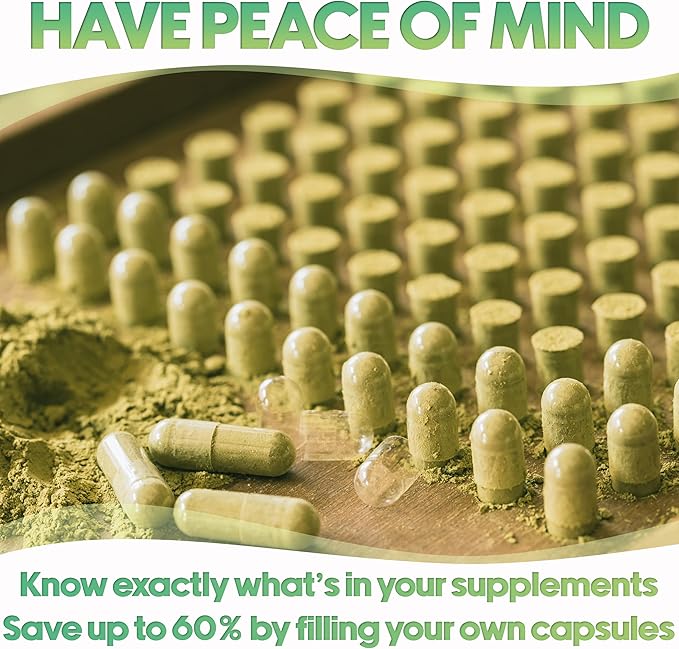 XPRS Nutra Size 1 Empty Capsules - 500 Count Empty Gelatin Capsules - Pill DIY Capsule Filling - Pure Bovine Pill Gel Caps for Do-It-Yourself Supplements (Multi Color)