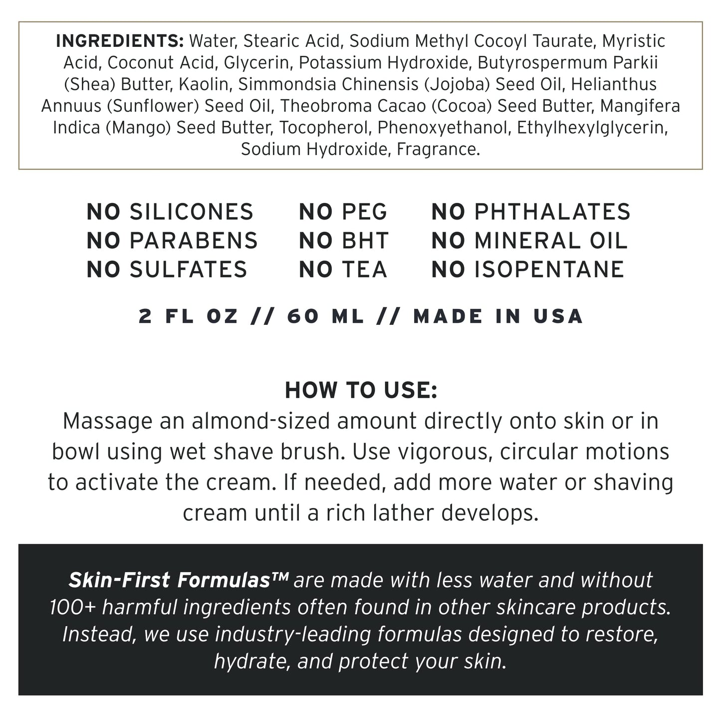 SUPPLY - Ultra Lather Shaving Cream - Citrus & Basil - Lathering, Men's Shaving Lather Cream - Hypoallergenic, Naturally Soothing Shave Lather, Protects Against Razor Burn and Irritation- 3.4 Oz Jar