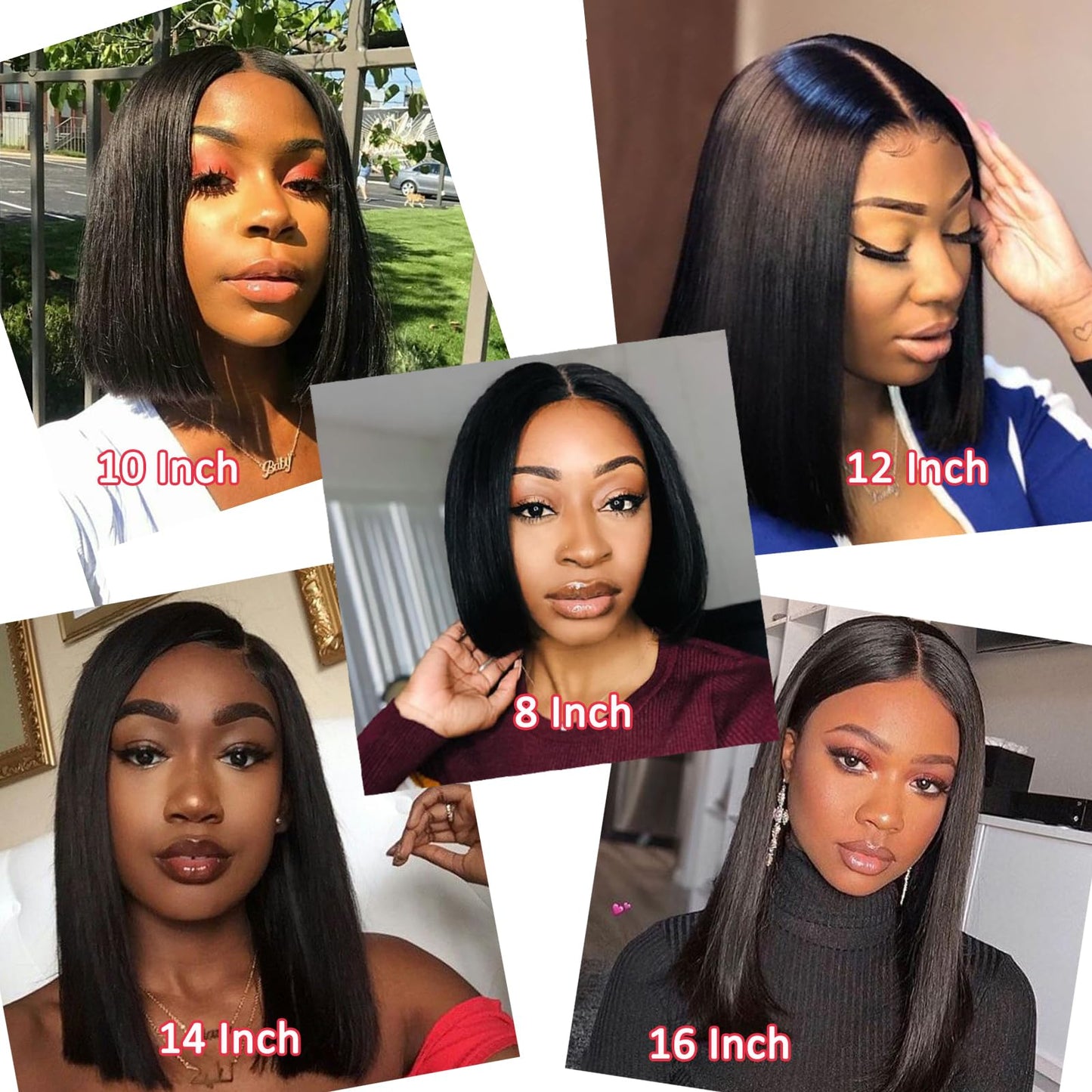 LYOLKSER hair bob wig human hair glueless wigs human hair pre plucked 13x4 lace front wigs human hair 12 inch indian remy straight hair wigs short bob wigs human hair