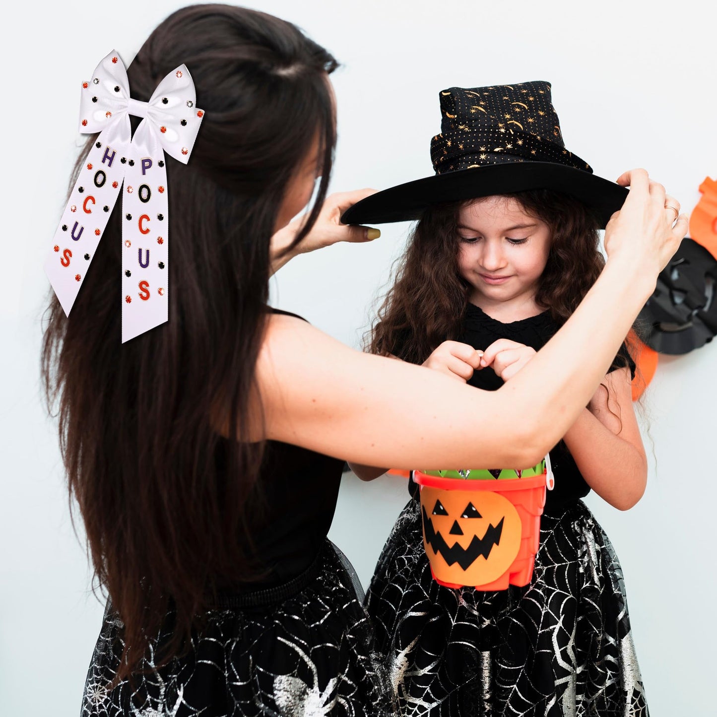 Halloween Hair Bows for Women Ghost BOO Pumpkin Hair Bows Clips Jeweled Big Halloween Hair Ribbons Bows Barrettes Spooky Cheer Bows Halloween Accessories Outfits Gifts (Pattern H2)