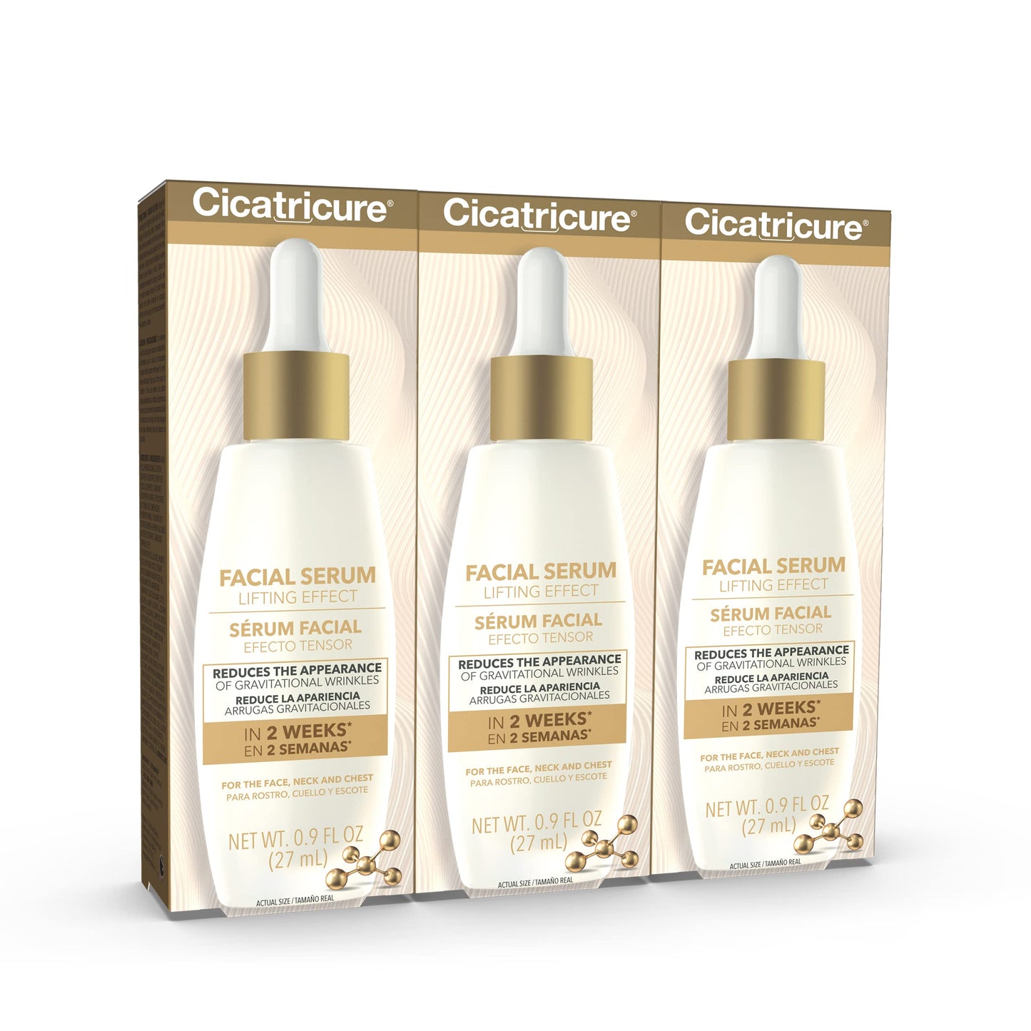 CICATRICURE - GOLD SERUM (PACK OF 3)
