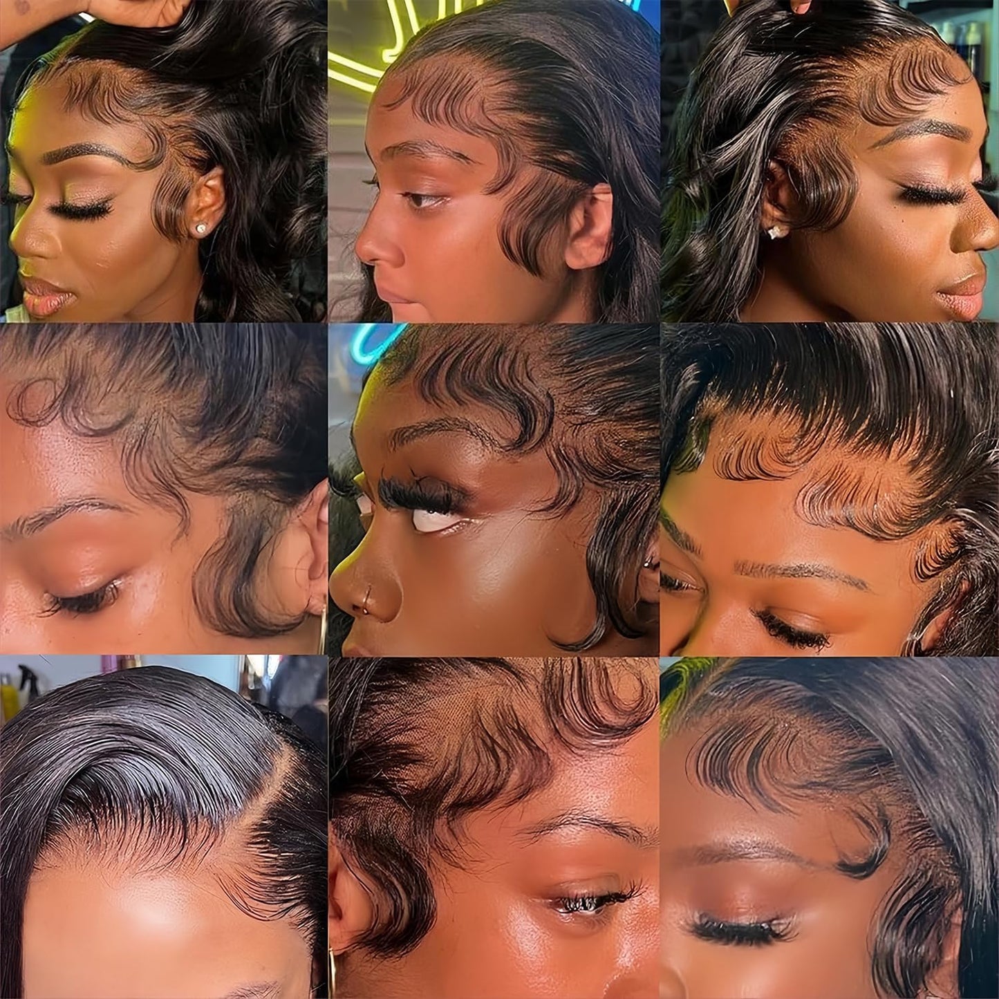 Smilulu 13x4 Lace Front Wigs Human Hair Body Wave Lace Front Wigs Human Hair Pre Plucked 13x4 Hd Lace Frontal Wigs Human Hair Hd Lace Front Wigs for Black Women (20-Inch(Pack of 1))