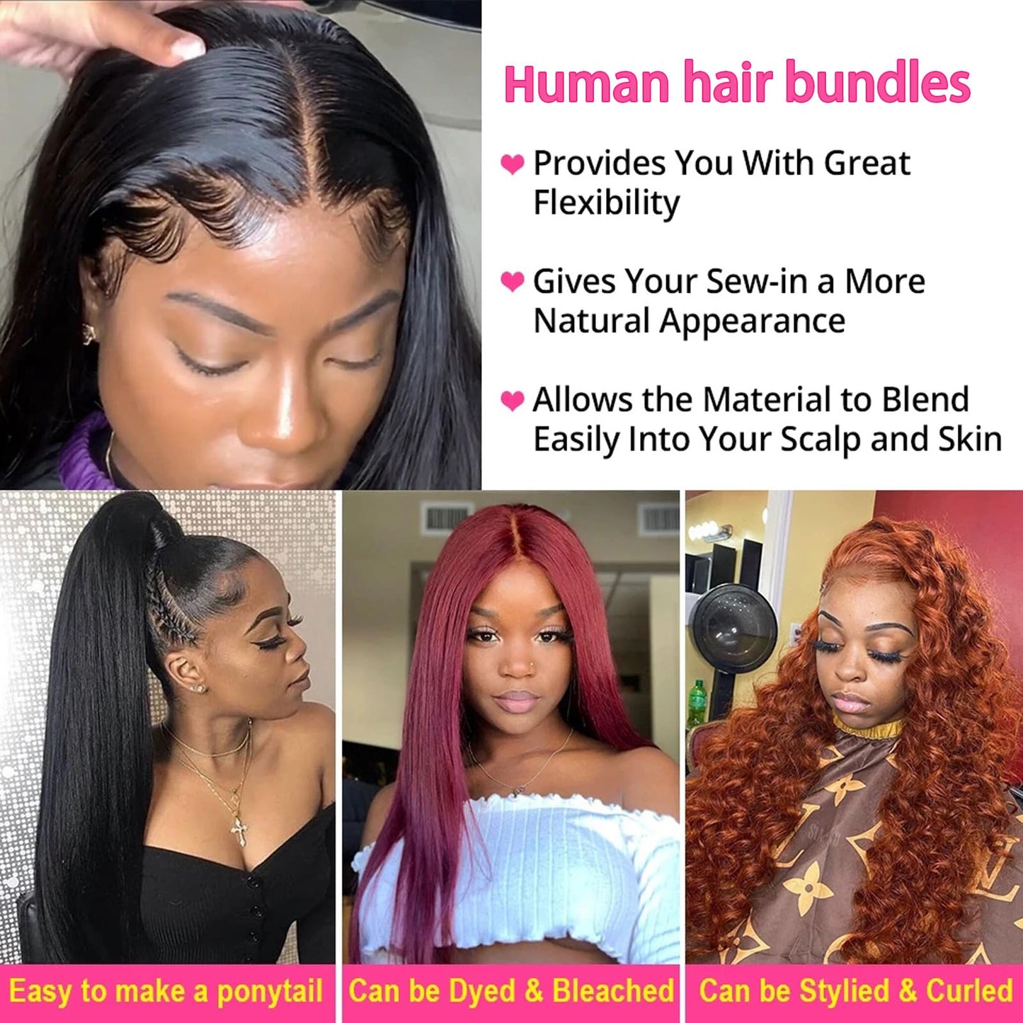huarisi 22 inch Human Hair Straight Bundle Silky 10A Virgin Remy Straight Human Hair Single Bundles 100% Unprocessed Brazilian Hair Bundles Natural Color for Blaack Women