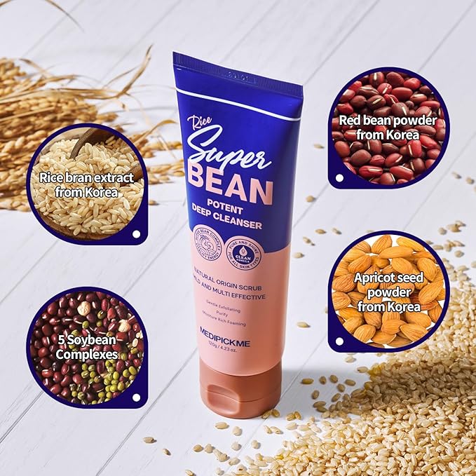 Rice Face Wash Creamy Foam Hydrating Cleanser