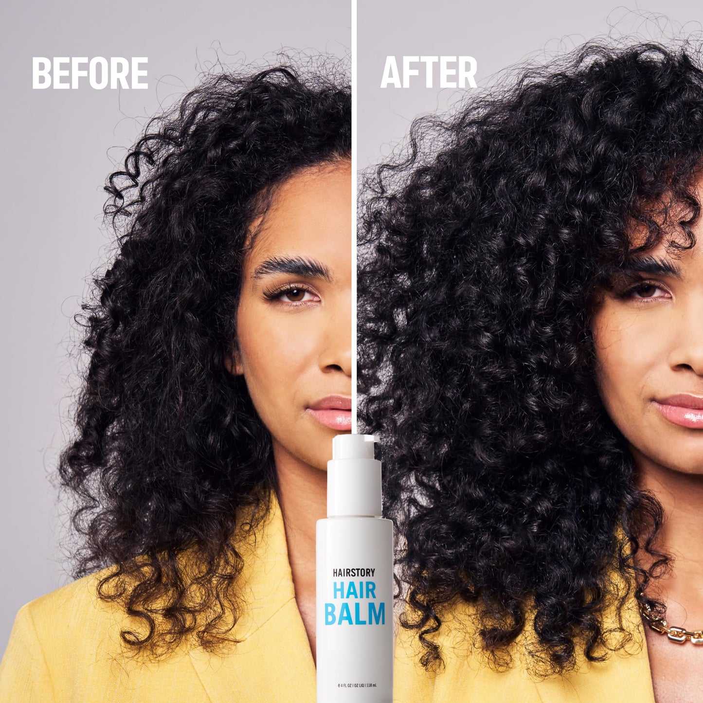 Hairstory Anti-Frizz Kit for Oily & Fine Hair, New Wash Deep & Hair Balm with Massaging Scalp Brush, Cleansing Cream with Leave-In Conditioner, Clarifies Scalp & Smooths Frizz