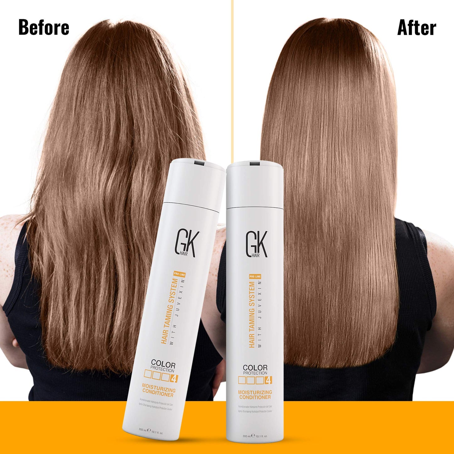 Global Keratin GK Hair Moisturizing Conditioner (33.8 fl.oz/1000ml) - Moisturizing Conditioner (10.1 fl.oz/300ml)