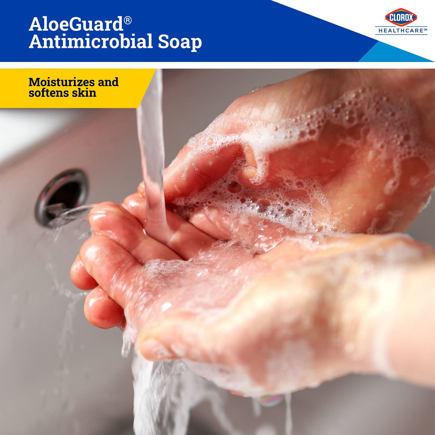 Clorox Healthcare AloeGuard Antimicrobial Soap, 1 Gallon Bottle | Antimicrobial Hand Soap for Healthcare Professionals | Handwashing Soap, Liquid Hand Soap
