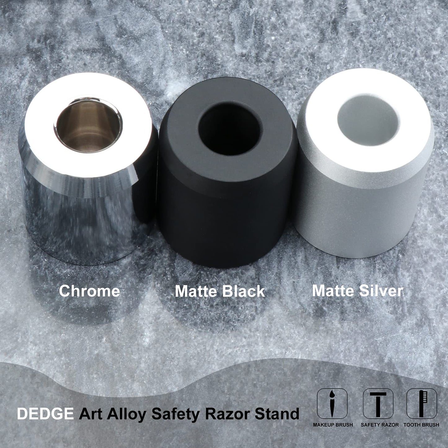 DEDGE Safety Razor Alloy Stand For Bathroom Accessory