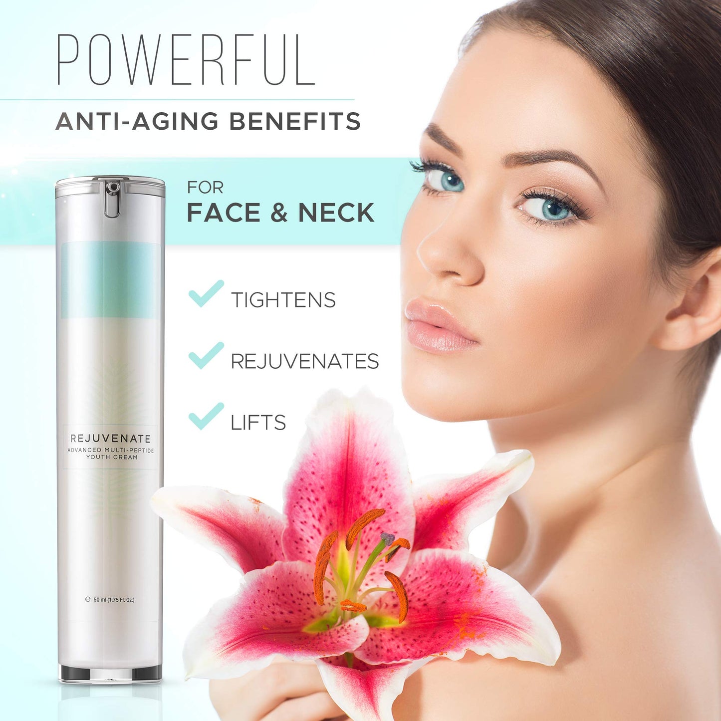 Balshi Derma-Ceuticals MD REJUVENATE Multi-Peptide Cream + NOURISH Face Cream - Reduce Fine Lines, Boost Collagen and Hydrate for a Youthful, Radiant Appearance