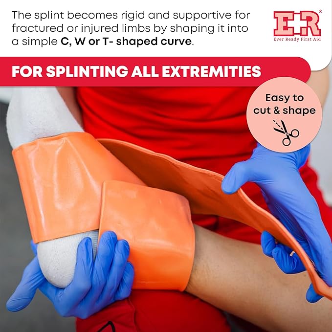 Ever Ready First Aid Universal Aluminum Splint, 24 Inch Rolled (1)