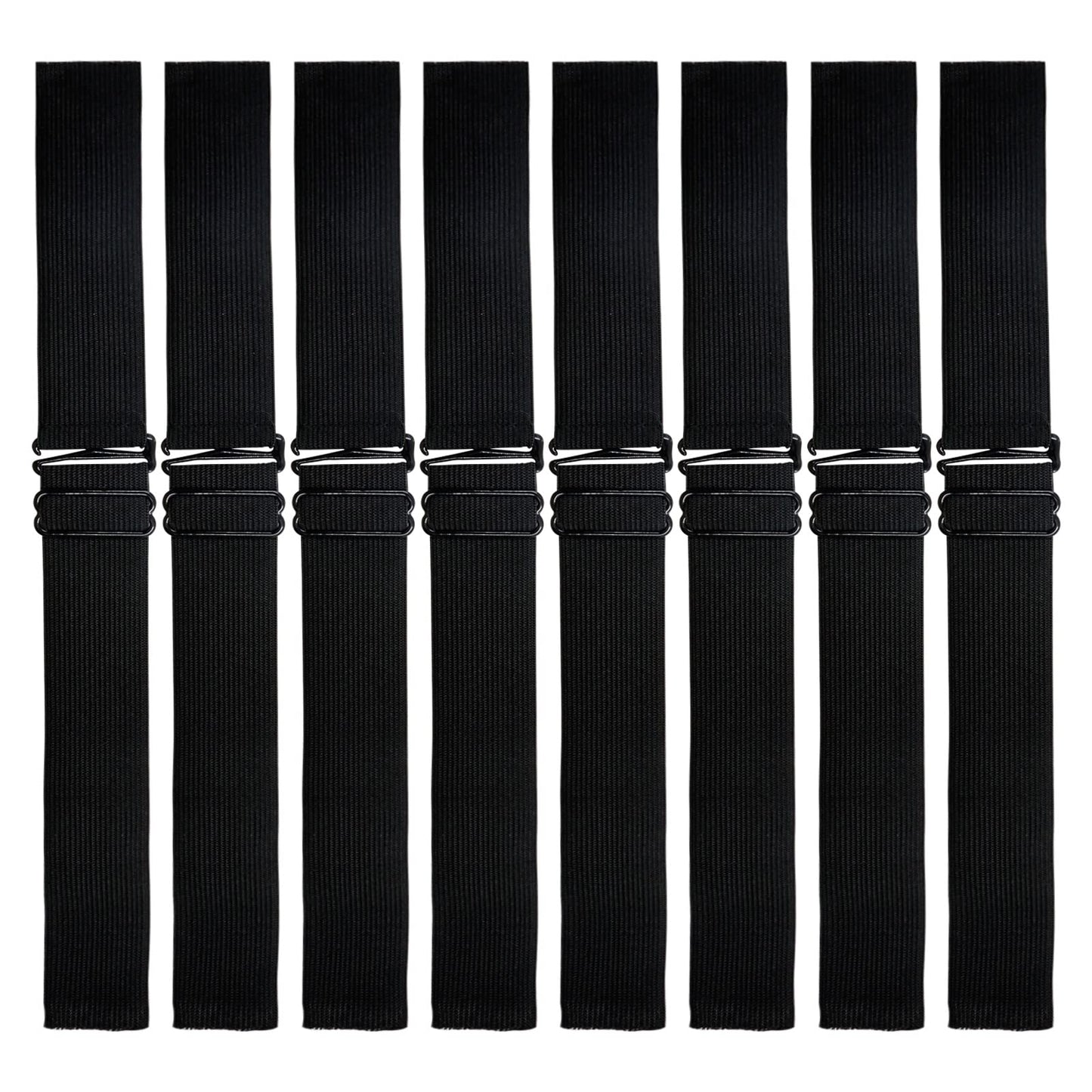 Modixun 15pcs Adjustable Elastic Band for Wigs, Glueless Wig Straps for Keeping Wigs in Place, Adjustable Wig Band Sewing for Making Wig and Wig Caps, 1.4in×12in