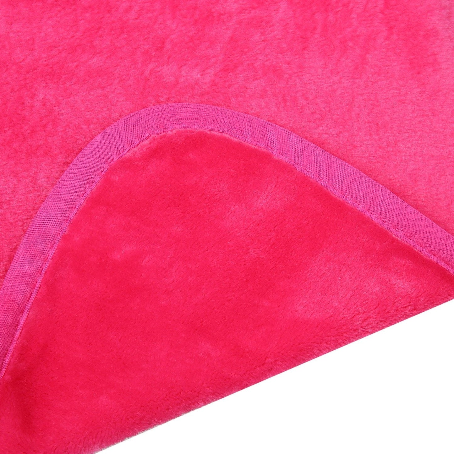 Lifaith Microfiber Makeup Removal Cloths Ultra Soft Facial Cloths, Pack Of 3, 12 x 12-Inch, Dark Pink