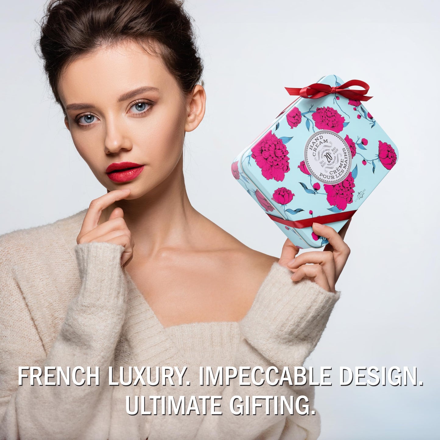 La Chatelaine Aqua Hand Cream Trio and Luxury Soap Trio Gift Sets l Made in France | Plant-Based | Enriched with Organic Shea Butter (Coconut Milk, Shea, Sweet Almond)