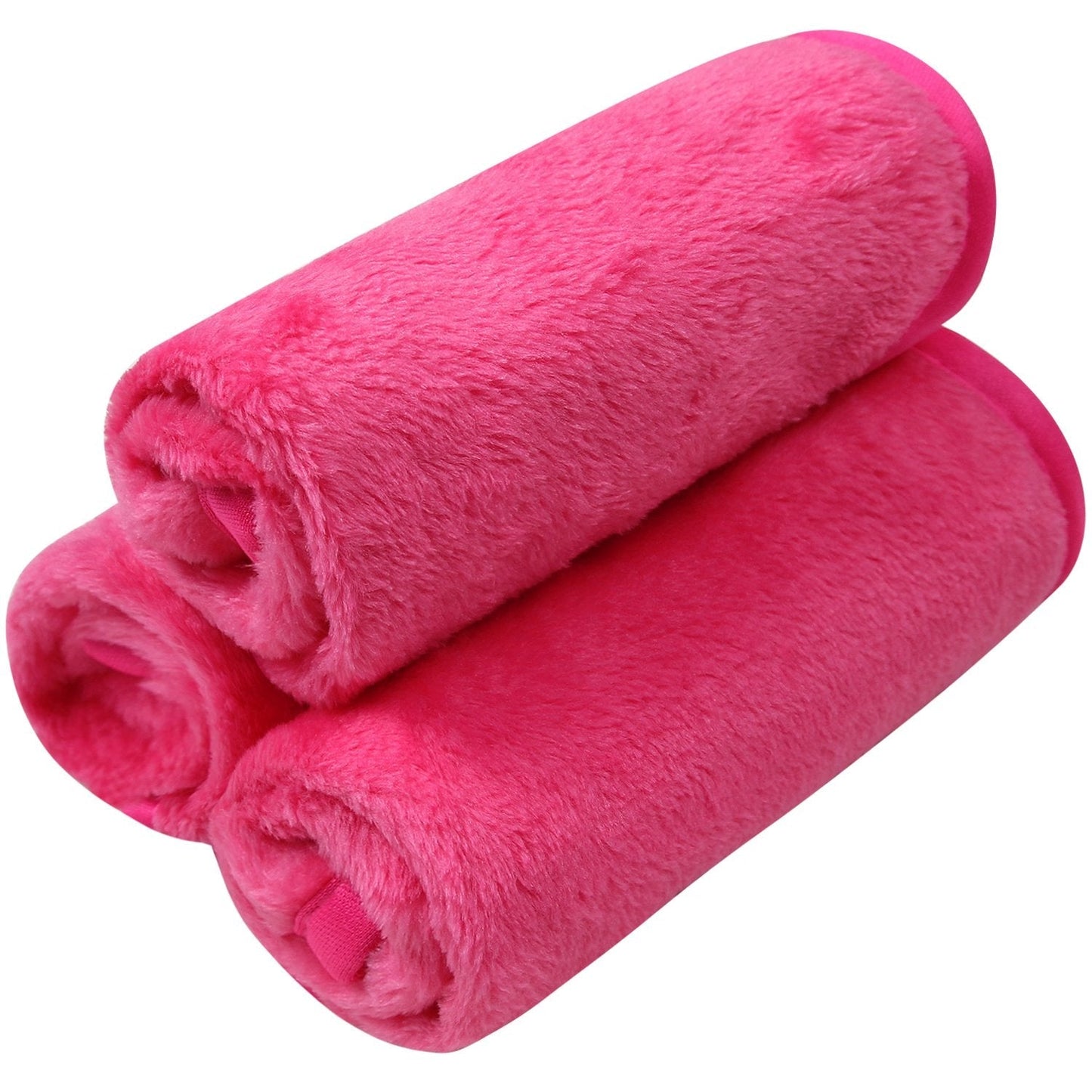 Lifaith Microfiber Makeup Removal Cloths Ultra Soft Facial Cloths, Pack Of 3, 12 x 12-Inch, Dark Pink