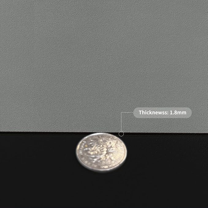Dresser Protector - Can Be Used On Both Sides Waterproof and Easy to Clean Good Flatness Used for Dresser Table(Black+Gray 10x36)