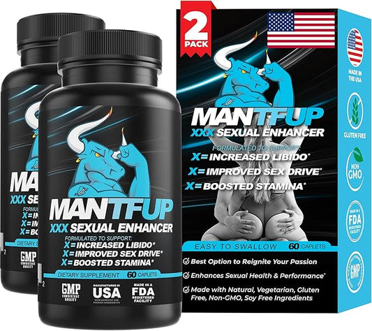 Daily Sexual Enhancer for Men | Boost Libido, Testosterone, Pleasure & Performance, Fast-Acting Enhancement | Potenciadores de Testosterona (120 Count (Pack of 2))