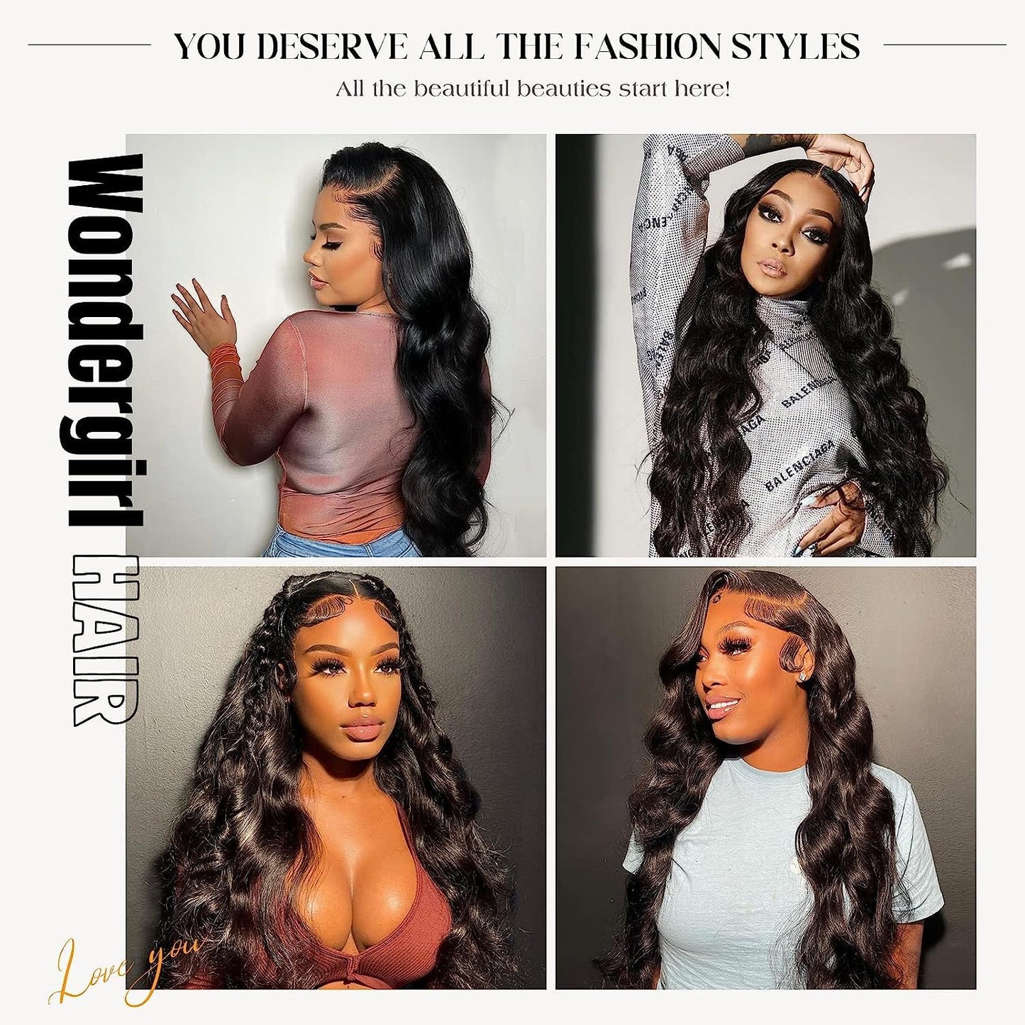 Glueless Wigs Human Hair Pre Plucked, Wear and Go Glueless Wig for Beginners, Upgraded No Glue 4x4 Closure Wigs Human Hair,180 Density Body Wave Lace Front Wigs Human Hair For Black Women 18 Inch