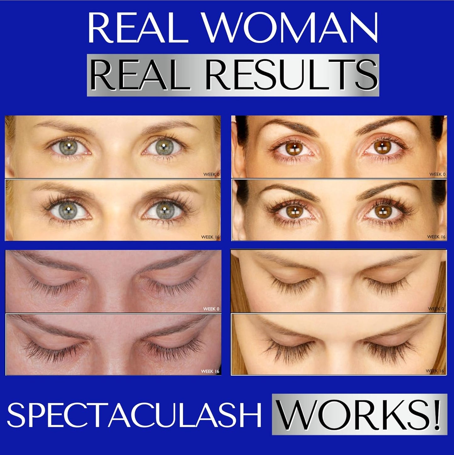 SPECTACULASH LASH SERUM for Eyelash Growth & Volume - Big Lashes Eyelash Growth Serum for Longer, Fuller, Natural Lashes - Suero Para Pestañas Crecimiento - Lash Conditioner & Boost - by DERMAWORKS