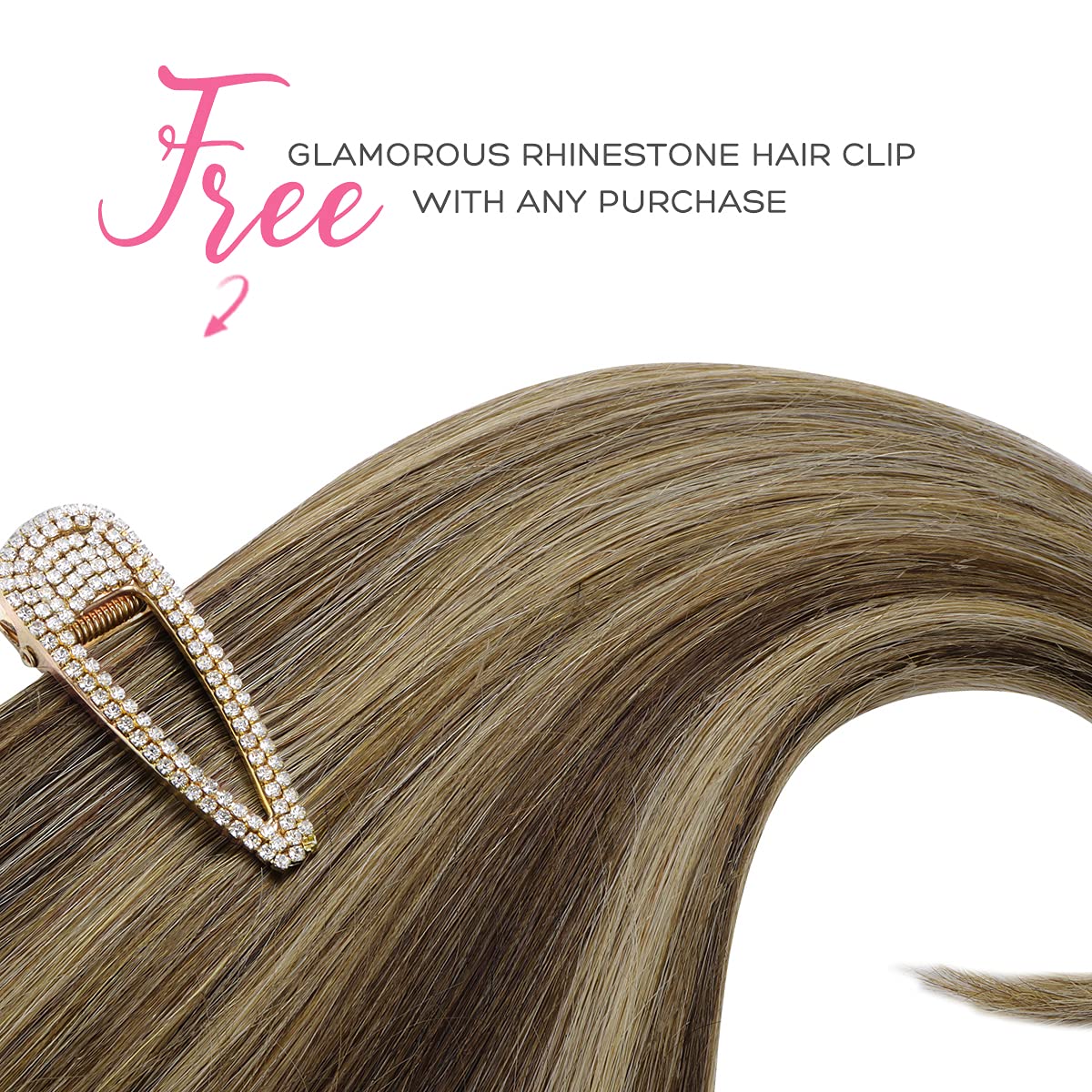 Marat Wire Hair Extensions 16 inch 95g Balayage Chocolate Brown to Caramel Blonde Remy Human Hair Extensions with Fish Line Invisible Wire Hair Extensions Real Human Hair Hair Extensions
