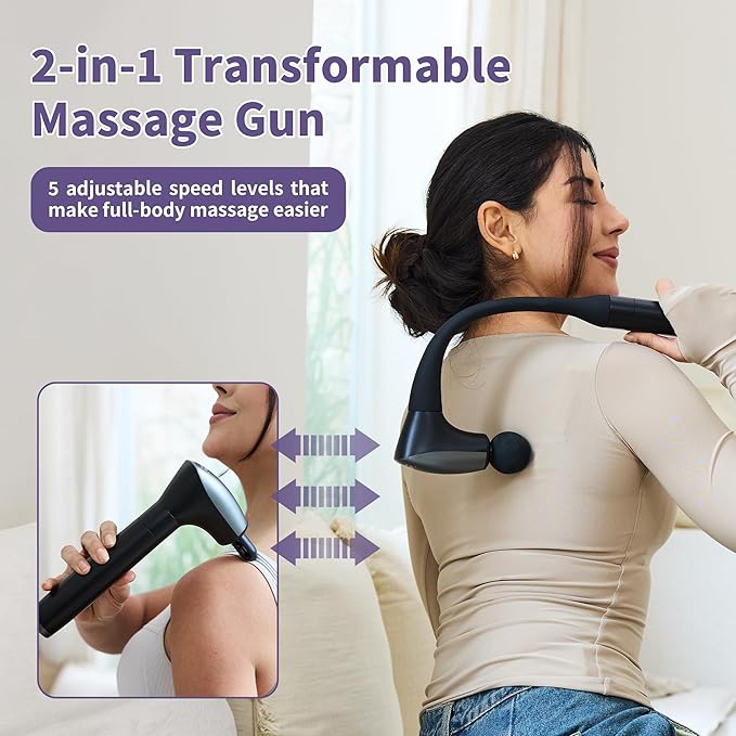 Heating Pad for Back Pain Relief and Pain Relief Massager Combo for Back and Body