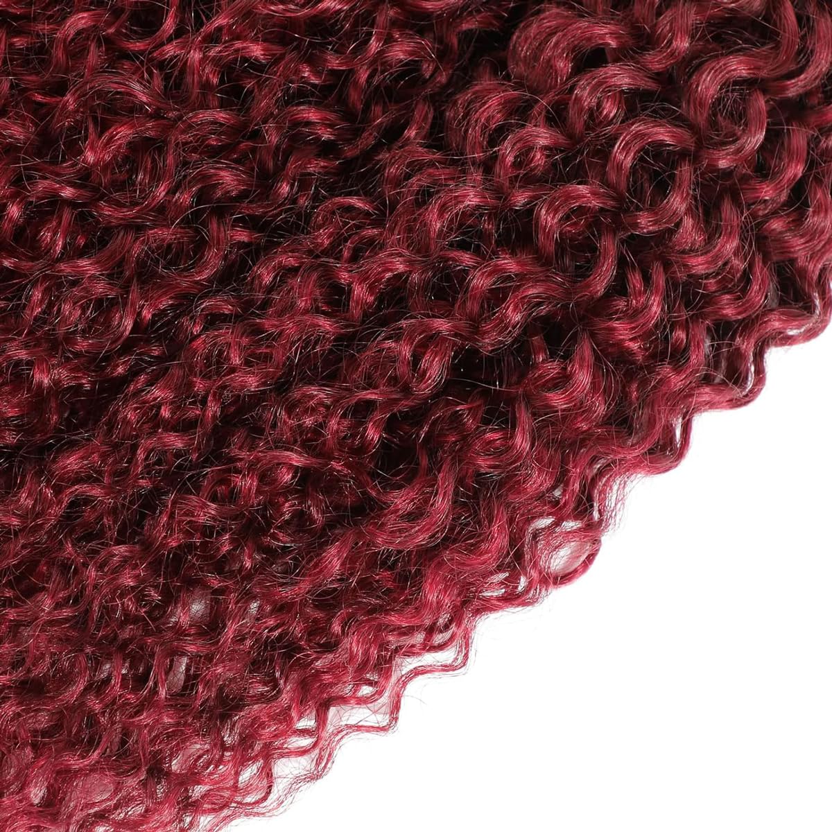 HeioWuio #99j Curly Wave Human Hair Bundles Burgundy Brazilian Remy Human Hair Weaves For Women Grade 8A Hair Extensions Red Bundles Unprocessed Virgin Hair Bundles 8 10 12 Inch