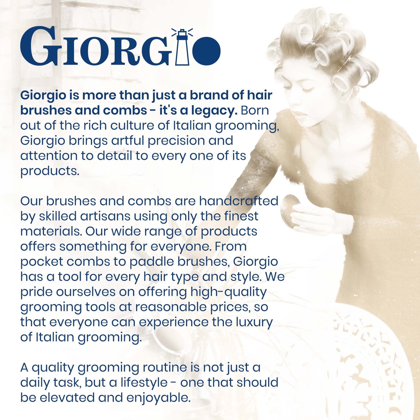 Giorgio G16 Fine Tooth Comb and Wide Tooth Comb Detangler Handmade Hair Comb, Mens Hair Comb for Men and Detangler Comb for Women, Hair Styling Barber Comb and Detangling Comb