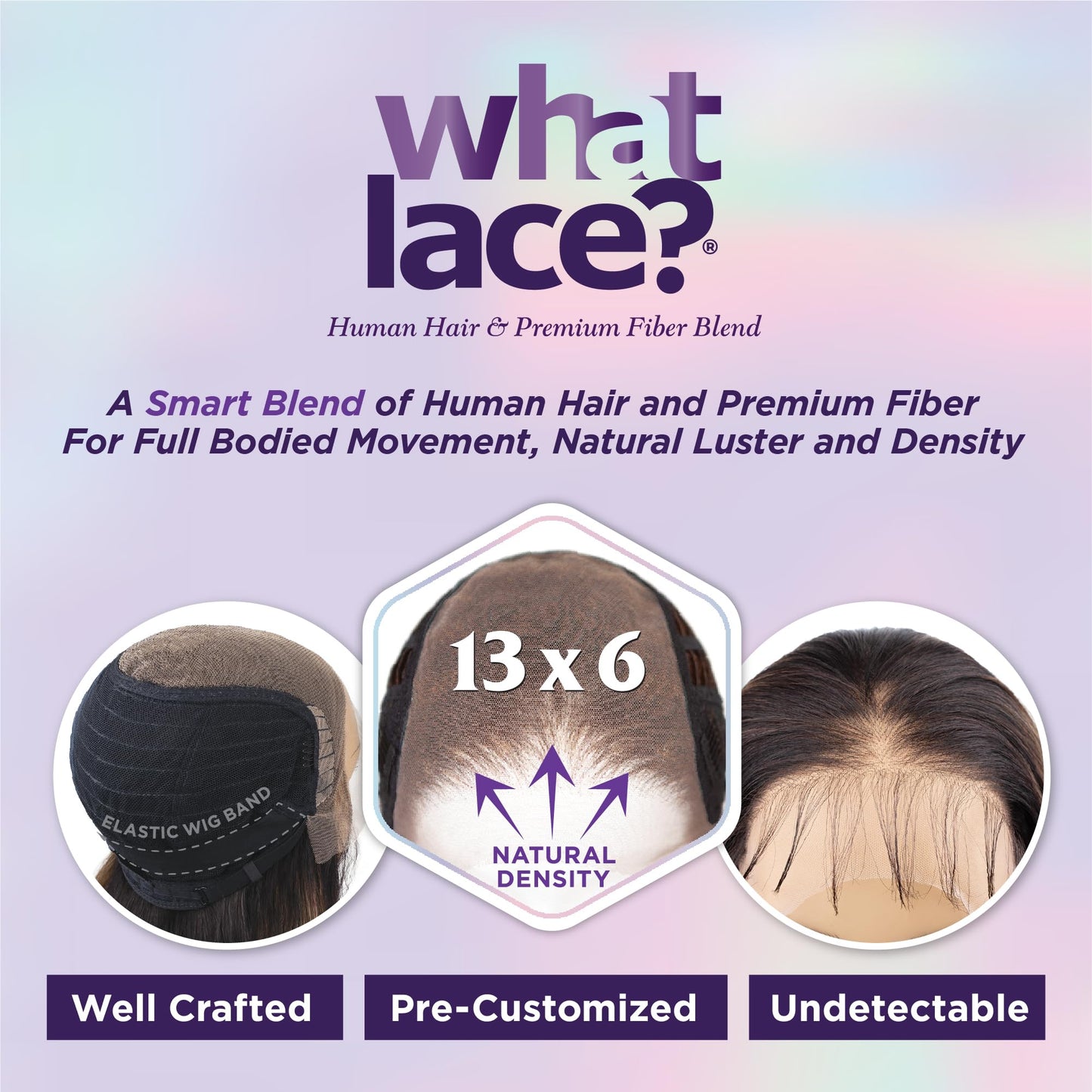 Sensationnel What Lace 13x6 Wigs - Human Hair Mixed Keshila 20-inch preplucked hairline - Whatlace HHM Keshila 20 Inch (COLORMELTCHOCOLATE)