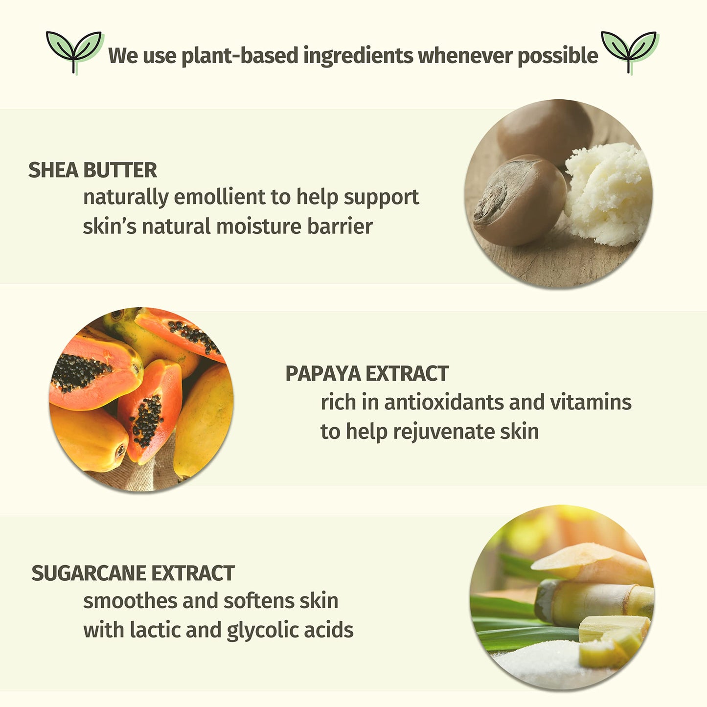 Hempz Herbal Body Moisturizer, Sugarcane & Papaya, 17 Ounce