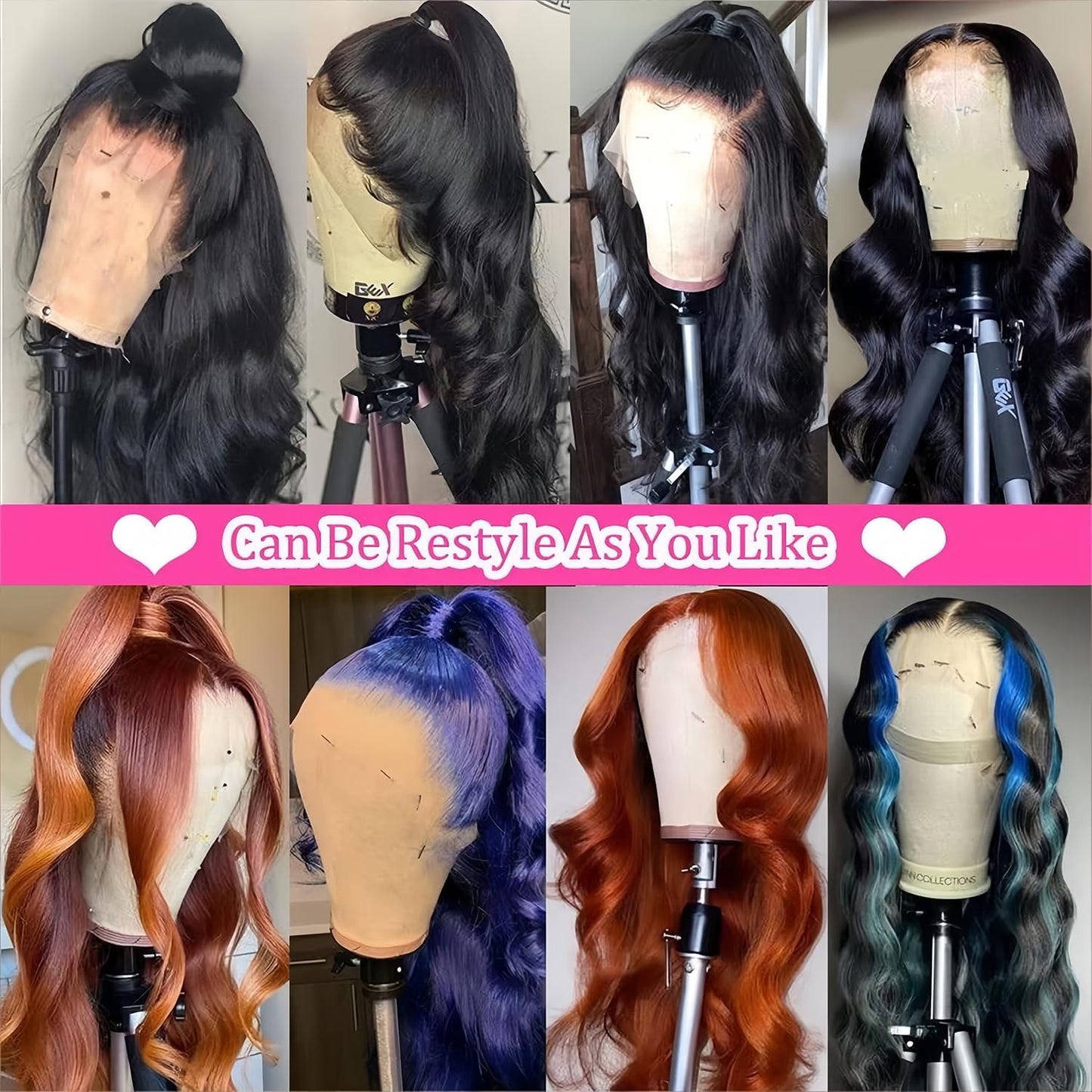 Smilulu 13x4 Lace Front Wigs Human Hair Body Wave Lace Front Wigs Human Hair Pre Plucked 13x4 Hd Lace Frontal Wigs Human Hair Hd Lace Front Wigs for Black Women (20-Inch(Pack of 1))