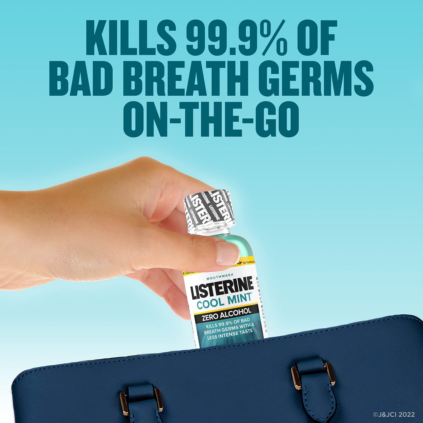 Listerine Antiseptic Zero Cavity Mouthwash, Clean Mint, 3.2 Ounce (Pack of 12)