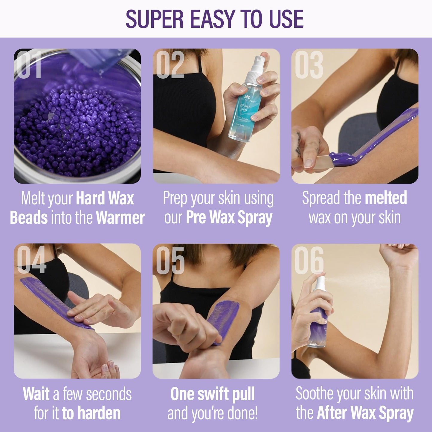 Tress Wellness Wax Warmer Kit with Bikini Wax