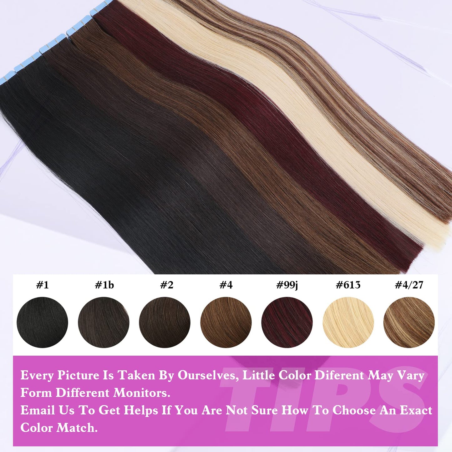 Tape in Hair Extensions Human Hair 24Inch Jet Black Tape in Hair Extensions 50g Seamless Skin Weft Pu Tape in Hair Extensions 20 pieces Real Human Hair Tape in Extensions for Black Women