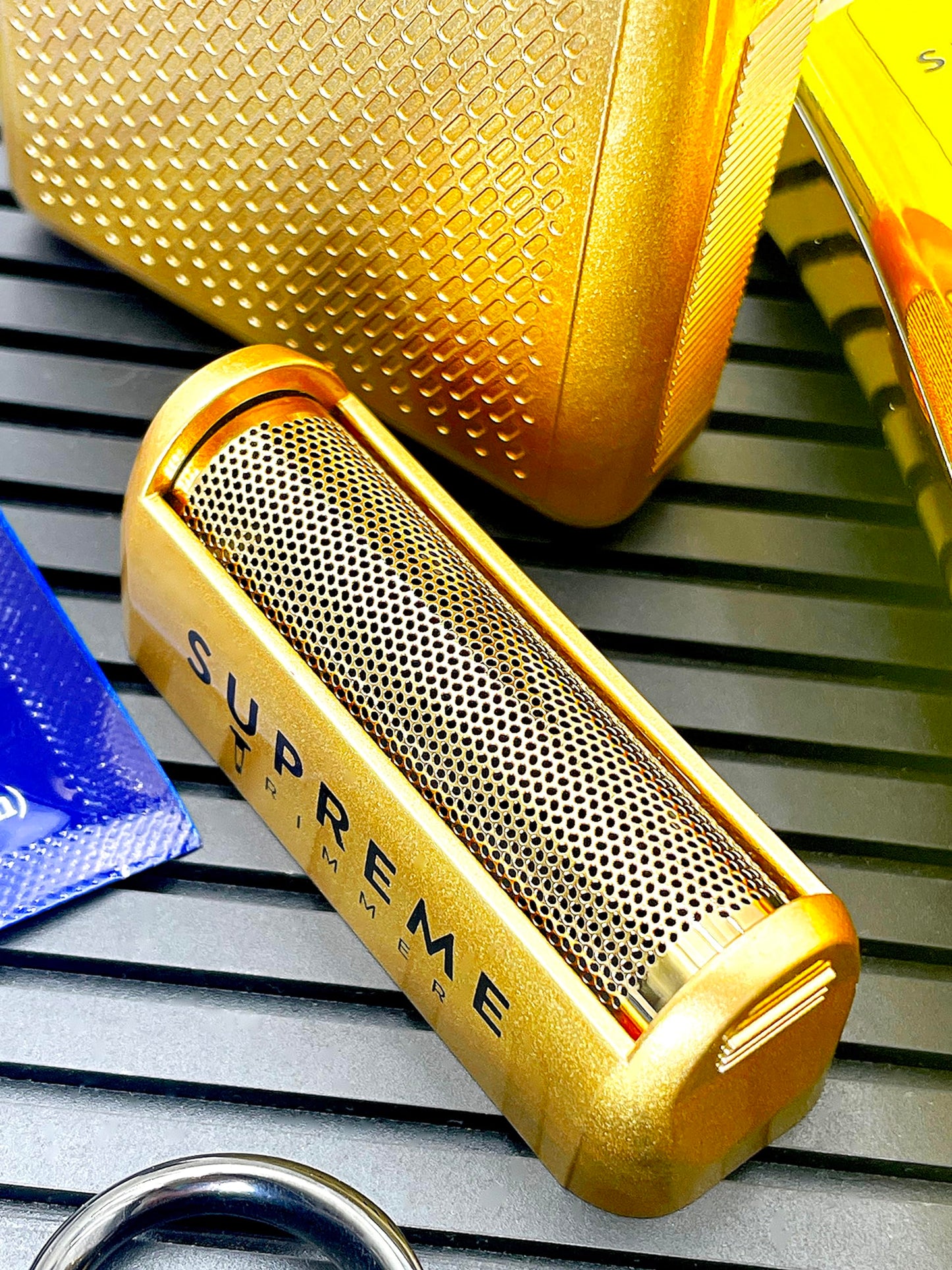Supreme Trimmer Replacement Foil & Cutter SB11 | Hypoallergenic Foil for STF101 Solo | Gold