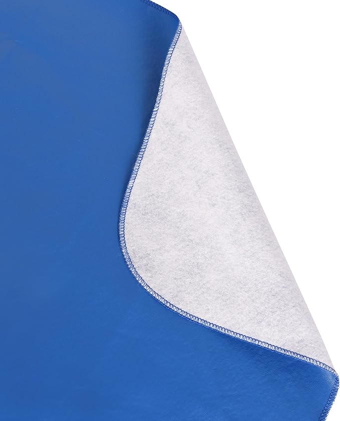 Yourtablecloth Heavy Duty Vinyl Round Fitted Tablecloth (Table Cover) with Flannel Backing Vibrant Colors Elasticized Tablecloth Great for Indoor and Outdoor Dining and Playing Cards 36” White