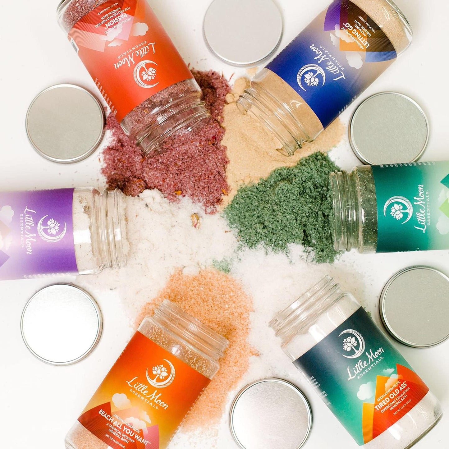 Little Moon Essentials Purifying Mineral Bath Salt, Re-Lease, 13.5 oz.