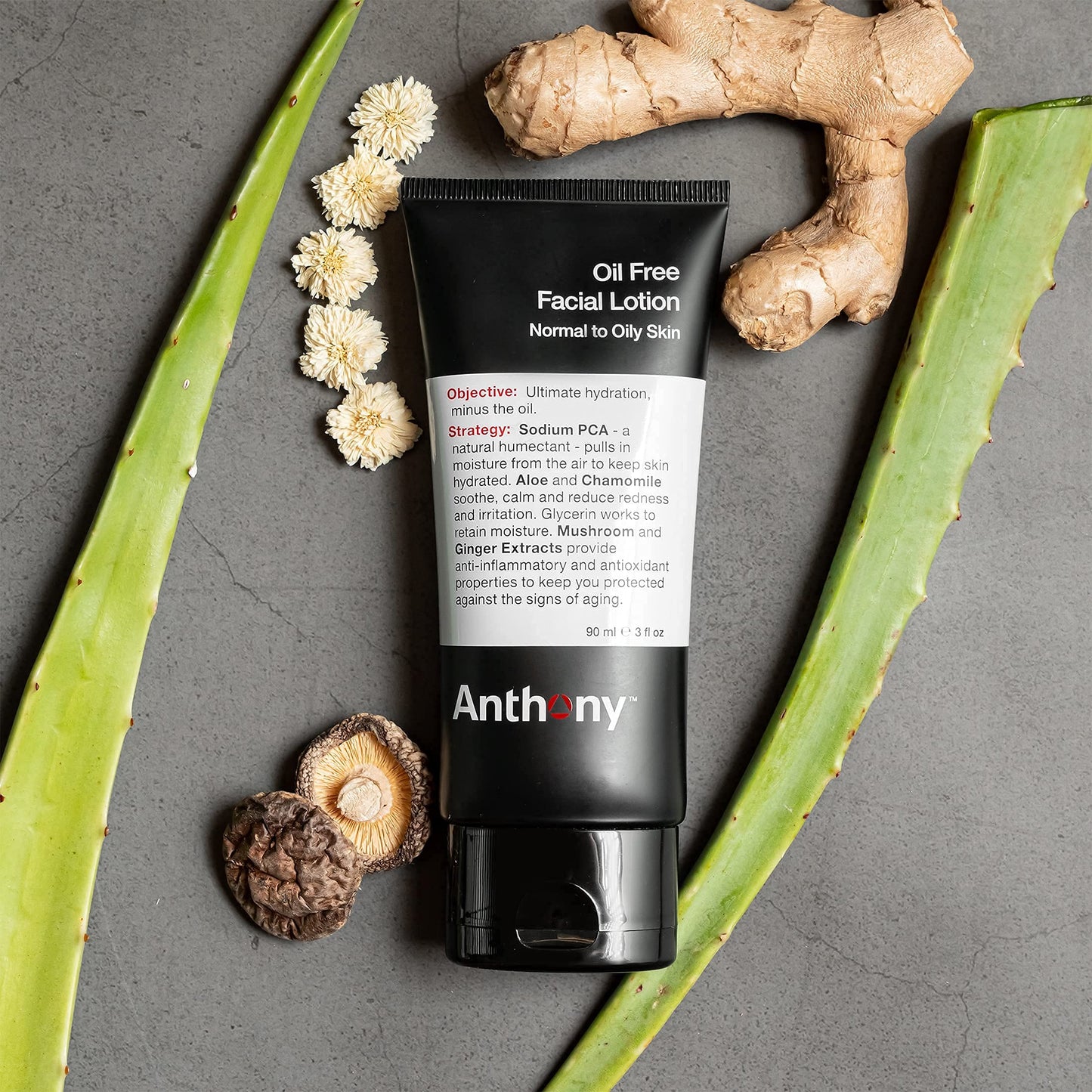 Anthony Oil Free Facial Lotion, 3 Fl Oz Day Cream SPF 30, 3 Fl Oz
