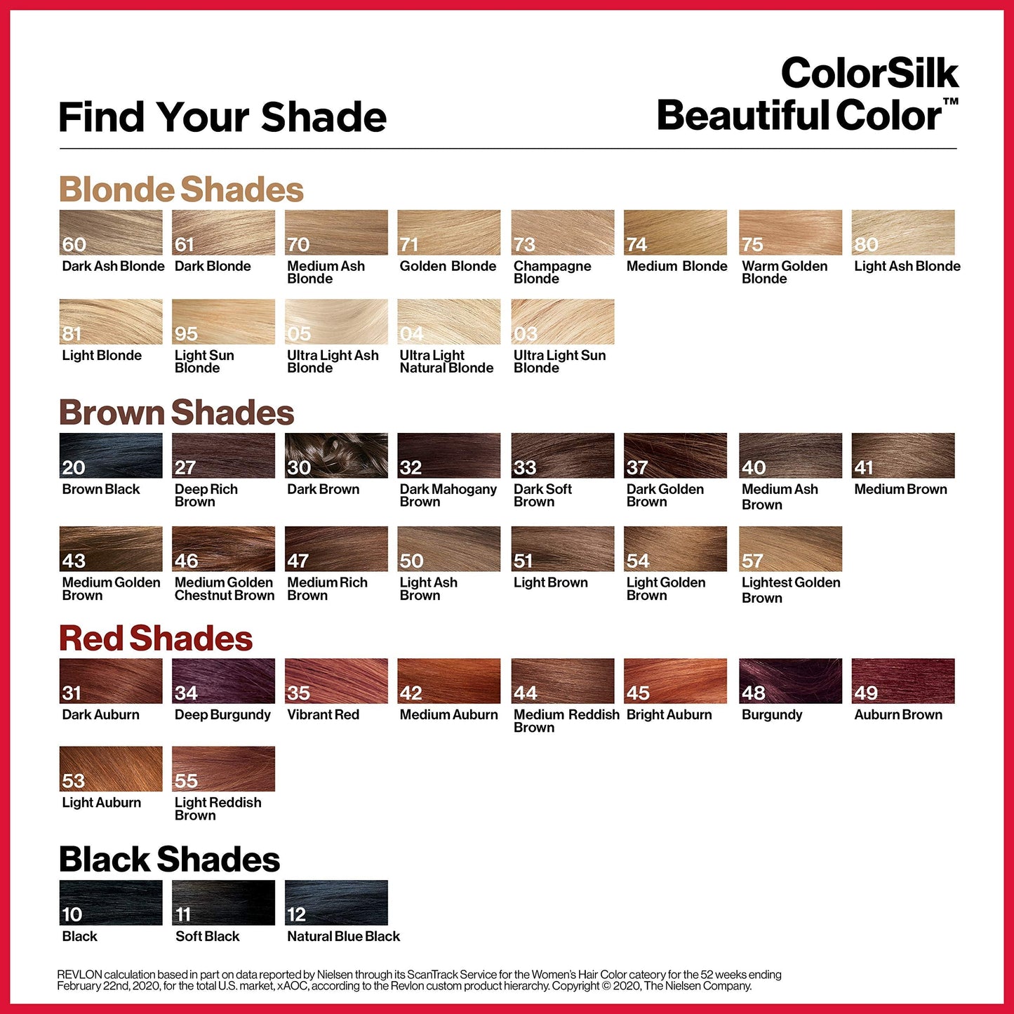 Revlon Permanent Hair Color, Permanent Hair Dye, Colorsilk with 100% Gray Coverage, Ammonia-Free, Keratin and Amino Acids, 51 light Brown, 4.4 Oz (Pack of 3)