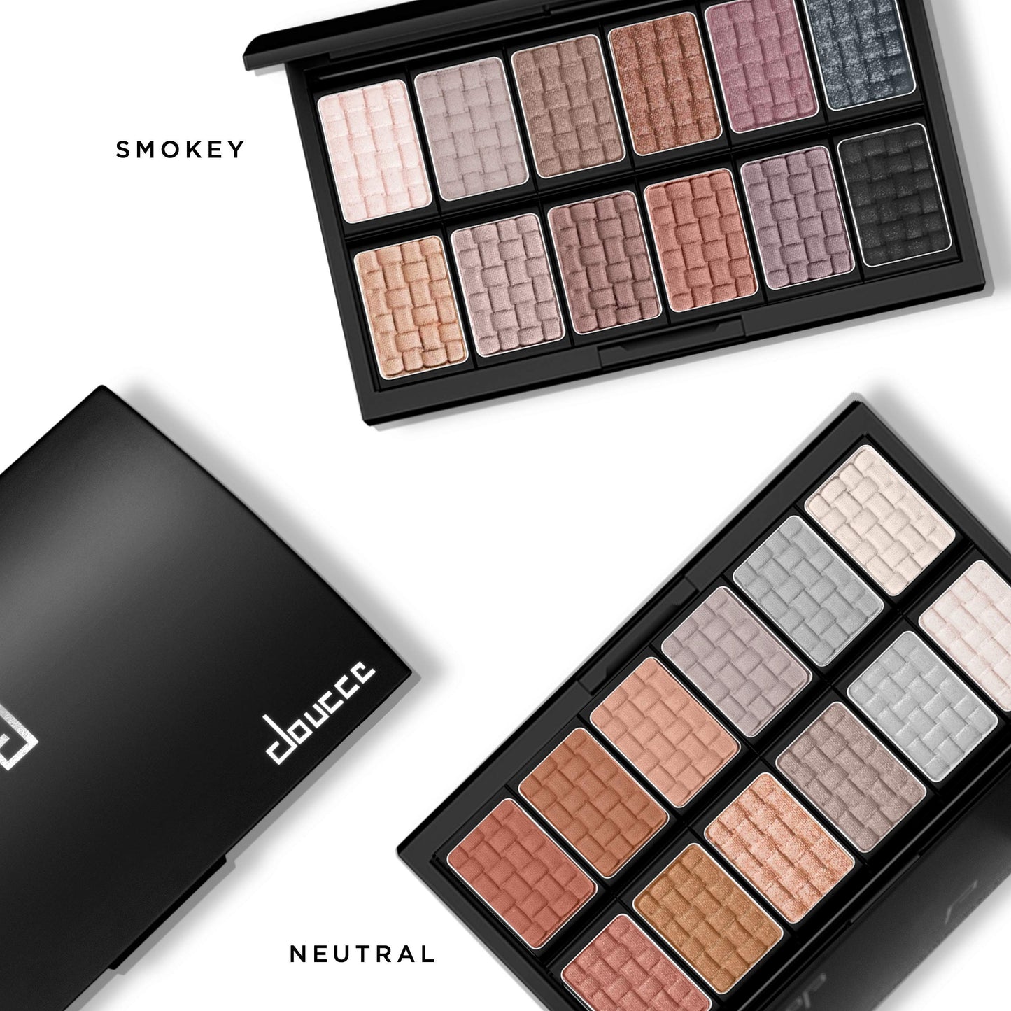 Doucce Freematic Eyeshadow Pro Palette, Smokey