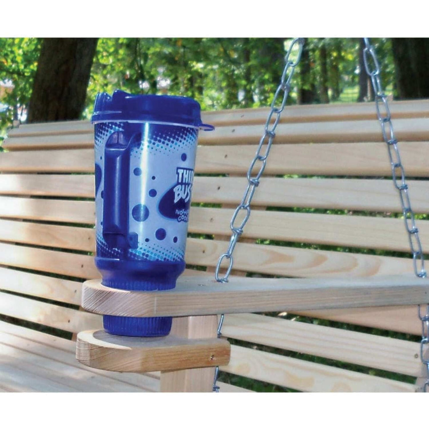 LA Swings Cypress Roll Back Porch Swing, 5 Foot, Unfinished