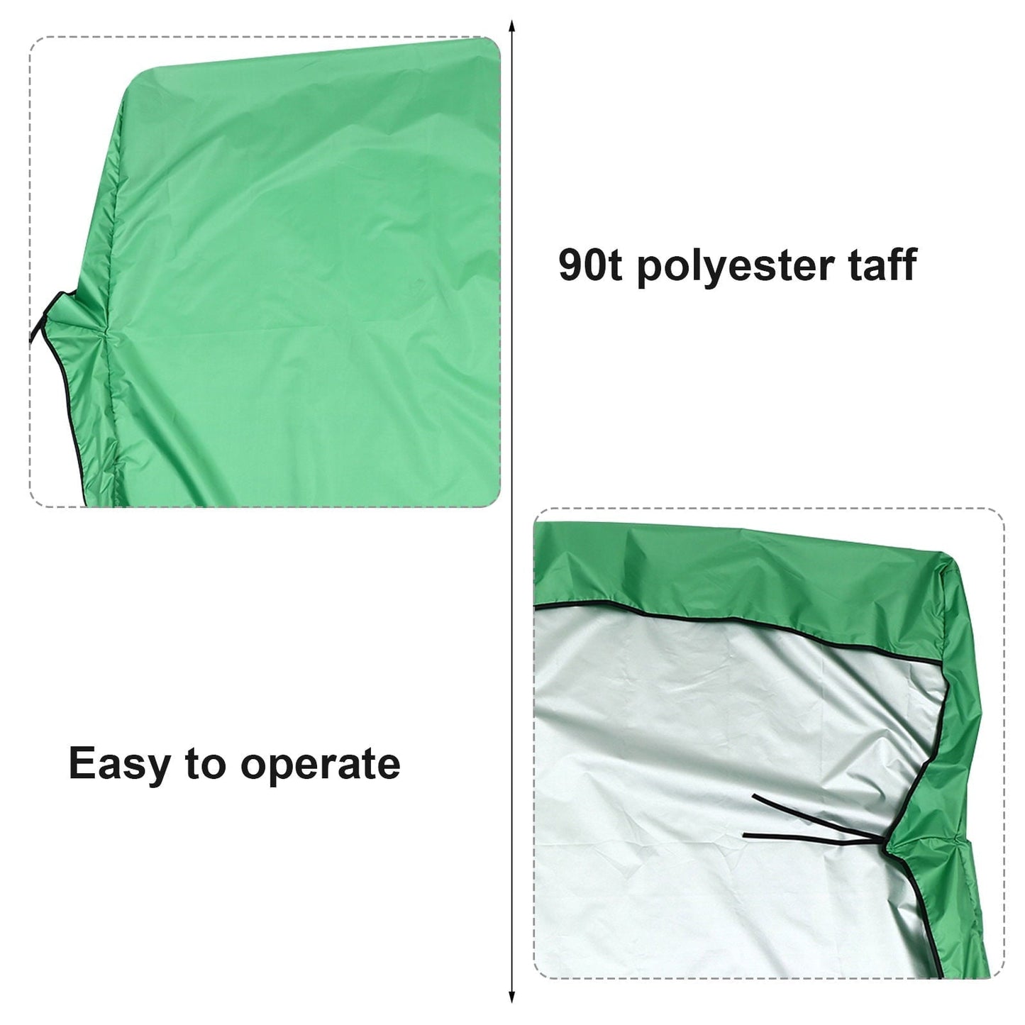 CATIEBYE 1 Swing Seat Coverings for Outdoor Use 58.95X19.65 Inch